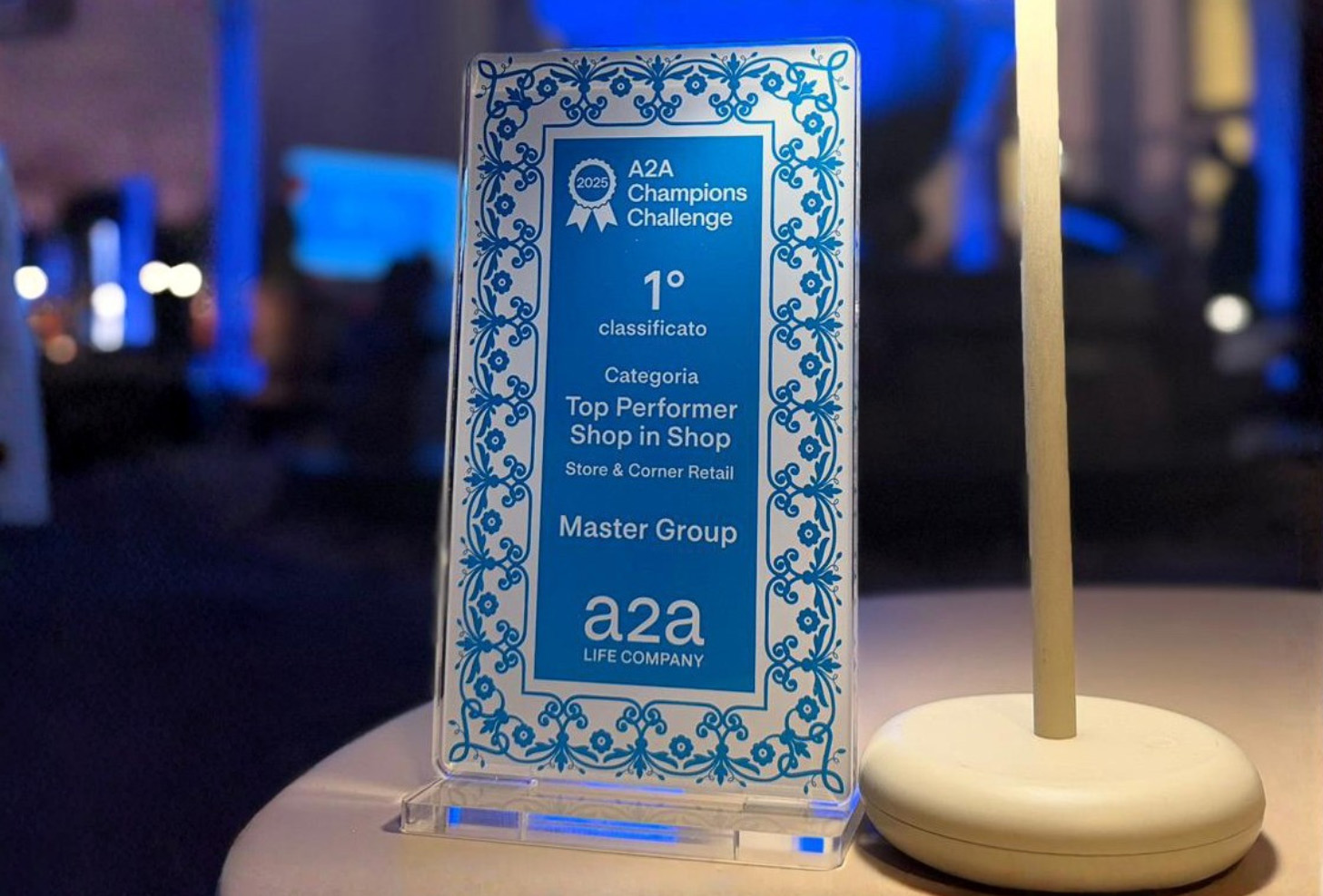 A2 RETAIL del Gruppo Novelli Holding prima classificata nella categoria TOP PERFORMER SHOP IN SHOP